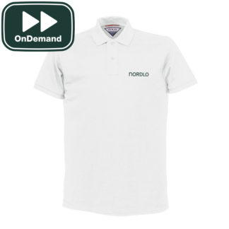 Piké herr - vit OnDemand