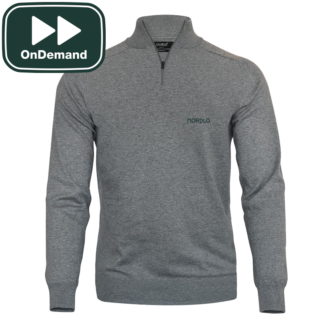 Tröja Brighton Grå 1/4-zip OnDemand