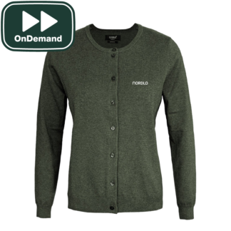 Tröja Brighton Cardigan dam olive OnDemand